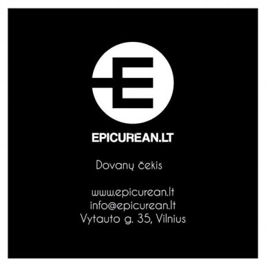 100 EUR EPICUREAN DOVANŲ ČEKIS PREMIUM DĖŽUTĖJE! 4