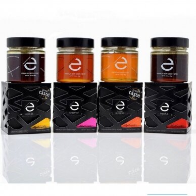 SET OF THE MOST DISTINGUISHED GREEK HONEY "EULOGIA OF SPARTA" 4 PCS