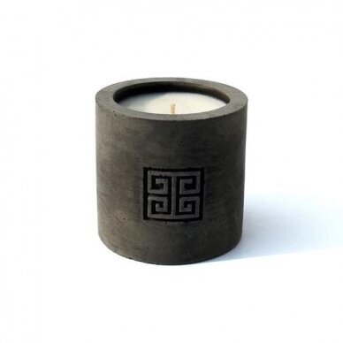 G E EARTH CONCRETE CANDLE  "HELESSENCE" 230 G