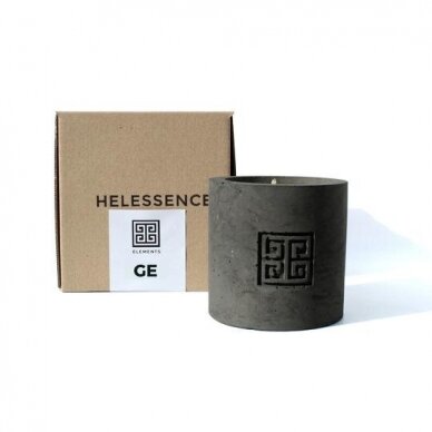 G E EARTH CONCRETE CANDLE  "HELESSENCE" 230 G 2