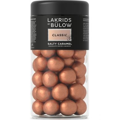 IŠPARDUOTA "CLASSIC - SALTY CARAMEL" SALDYMEDIS PADENGTAS ŠOKOLADU "LAKRIDS BY BÜLOW" 250 G