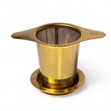 TEA INFUSER GOLD "P & T"