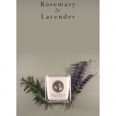 ROSEMARY & LAVENDER SCENTED CANDLE " HELESSENCE" 250 G 2