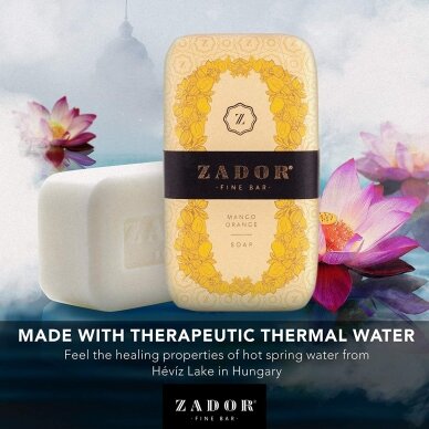 AWARDS WINNER MANGO-ORANGE FINE SOAP BAR "ZADOR" 160 G 2