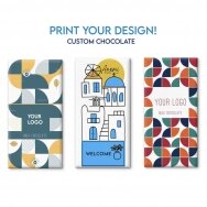 PRINT YOUR CUSTOM DESIGN ON ARTISAN QUALITY CHOCOLTATE