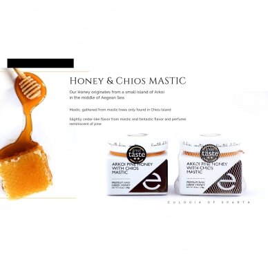 ARKOI PINE HONEY WITH CHIOS MASTIC "EULOGIA OF SPARTA" 298 G 9