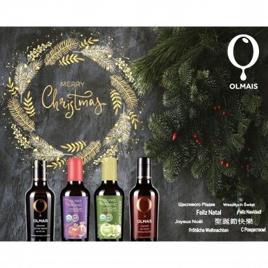 PREMIUM QUALITY ORGANIC OLIVE OIL & VINEGAR "OLMAIS "4 PCS 2