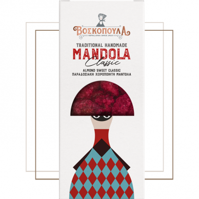 "MANDOLA CLASSIC" SALDUS MIGDOLŲ RIEŠUTAI SU JŪROS DUMBLIAIS IR CUKRUMI  "VOSKOPOULA" 150 G