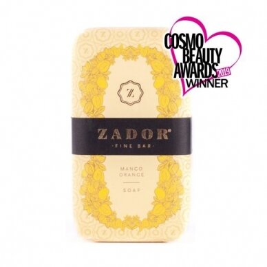 AWARDS WINNER MANGO-ORANGE FINE SOAP BAR "ZADOR" 160 G