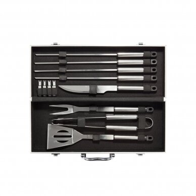 12PCS BBQ SET IN ALUMINIUM BOX