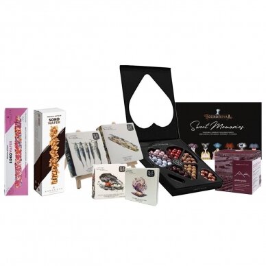 DOVANŲ RINKINYS "LOVE NOTE GIFT BOX " PREMIUM 9 VNT